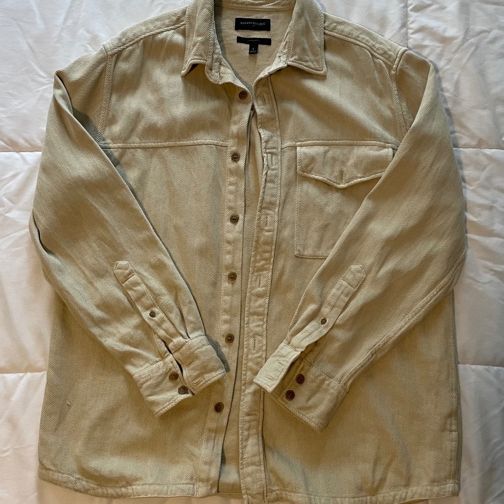 Mens Banana Republic Shirt Jacket